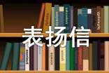 工作認真負責表揚信